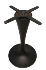 ΒΑΣΗ ΤΡΑΠΕΖΙΟΥ TULIP ΜΕΤΑΛΛΙΚΗ ΣΕ ΜΑΥΡΗ ΑΠΟΧΡΩΣΗ