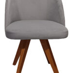 ΚΑΡΕΚΛΑ CORNER ΜΕ ΓΚΡΙ ΣΚΟΥΡΟ ΥΦΑΣΜΑ & ΚΑΡΥΔΙ ΑΠΟΧΡΩΣΗ ΞΥΛΟΥ