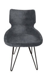 ΚΑΡΕΚΛΑ CROSS ΜΕ ΜΕΤΑΛΛΙΚΗ ΒΑΣΗ & ΜΠΛΕ ΡΑΦ ΥΦΑΣΜΑ