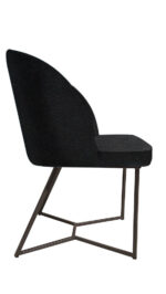 ΚΑΡΕΚΛΑ MARS ΜΕ ΜΕΤΑΛΛΙΚΑ ΠΟΔΙΑ & ΥΦΑΣΜΑ ΣΕ ΜΑΥΡΟ ΧΡΩΜΑ - Image 2