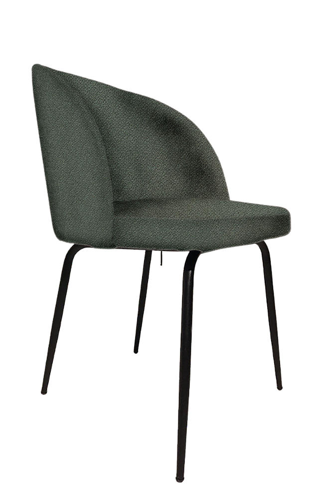 OSCAR-C-ROMMA-2350-07.jpg ΚΑΡΕΚΛΑ OSCAR ΜΕ ΜΕΤΑΛΛΙΚΑ ΠΟΔΙΑ & ΠΡΑΣΙΝΟ ΥΦΑΣΜΑ - Image 1