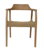 ΚΑΡΕΚΛΑ ΞΥΛΙΝΗ SEVENTY ΜΕ ΦΥΣΙΚΟ ΚΟΡΔΟΝΙ - Image 5