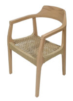 ΚΑΡΕΚΛΑ ΞΥΛΙΝΗ SEVENTY ΜΕ ΦΥΣΙΚΟ ΚΟΡΔΟΝΙ - Image 4