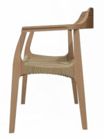 ΚΑΡΕΚΛΑ ΞΥΛΙΝΗ SEVENTY ΜΕ ΦΥΣΙΚΟ ΚΟΡΔΟΝΙ - Image 7