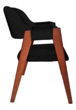 ΚΑΡΕΚΛΑ SOCIAL ΞΥΛΙΝΗ ΜΕ ΥΦΑΣΜΑ ΣΕ ΜΑΥΡΗ ΑΠΟΧΡΩΣΗ - Image 3