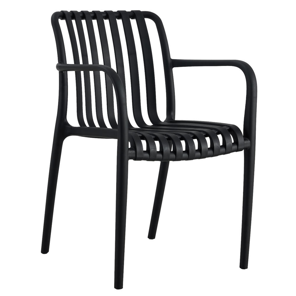 TAHITI-ARMCHAIR-BLACK.jpg ΠΟΛΥΘΡΟΝΑ TAHITI - Image 1