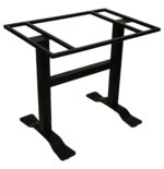 ΒΑΣΗ ΤΡΑΠΕΖΙΟΥ FRAME ΜΕΤΑΛΛΙΚΗ ΣΕ ΜΑΥΡΗ ΑΠΟΧΡΩΣΗ - Image 4