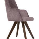 ΚΑΡΕΚΛΑ VERENA ΜΕ ΞΥΛΙΝΗ ΒΑΣΗ & ΥΦΑΣΜΑ ΣΕ ΣΑΠΙΟ ΜΗΛΟ ΧΡΩΜΑ