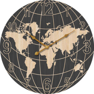 GLOBE WALL CLOCK