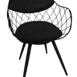 ΚΑΡΕΚΛΑ MAGIN ΑΠΟ ΜΕΤΑΛΛΙΚΟ ΣΚΕΛΕΤΟ ΚΑΙ ΜΑΞΙΛΑΡΙΑ ΣΕ ΜΑΥΡΟ ΧΡΩΜΑ