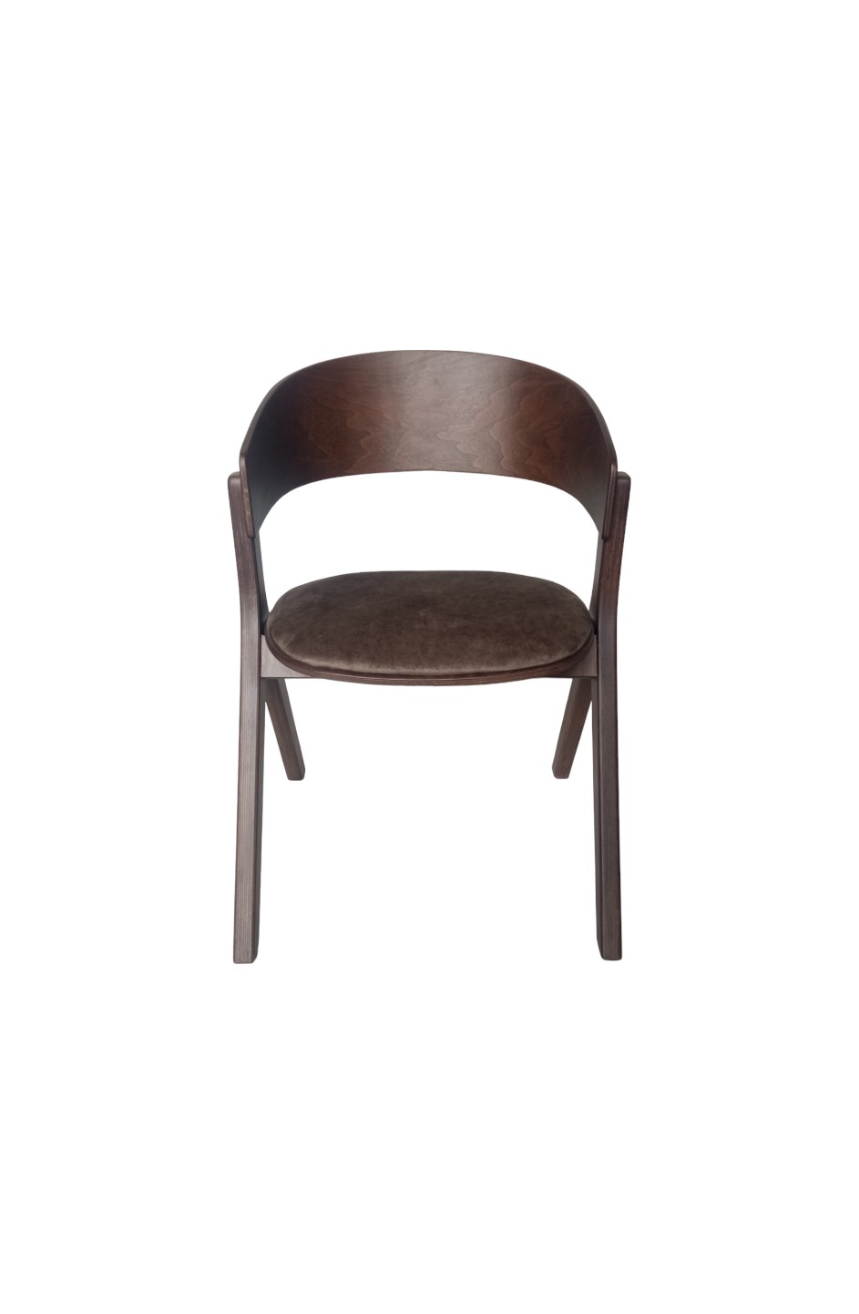 seventy-Photoroom-67.jpg Ξύλινη Καρέκλα Riviera με Κυκλική Πλάτη & Επενδυμένο Κάθισμα - Image 1