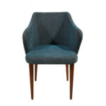 ΚΑΡΕΚΛΑ ΠΟΛΥΘΡΟΝΑ MADEIRA ΜΕ ΠΕΤΡΟΛ ΥΦΑΣΜΑ & ΞΥΛΙΝΑ ΠΟΔΙΑ ΣΕ ΚΑΡΥΔΙ ΑΠΟΧΡΩΣΗ - Image 5