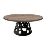 ΤΡΑΠΕΖΑΡΙΑ UNIVERSE ΜΕ ΕΠΙΦΑΝΕΙΑ ΣΕ ΑΝΟΙΧΤΗ ΑΠΟΧΡΩΣΗ ΚΑΙ ΜΑΥΡΗ ΒΑΣΗ - Image 3