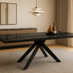 ΤΡΑΠΕΖΑΡΙΑ COBWEB ΜΕ ΕΠΙΦΑΝΕΙΑ ΣΕ ΜΑΥΡΟ ΜΑΡΜΑΡΟ