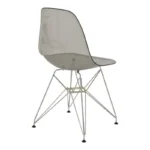 ΚΑΡΕΚΛΑ ADELLE PP ΔΙΑΦΑΝΟ ΓΚΡΙ-INOX ΠΟΔΙ - Image 6