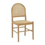 Καρέκλα Alessia ξύλο οξιάς-rattan φυσικό 43x44x89εκ - Image 8