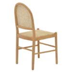 Καρέκλα Alessia ξύλο οξιάς-rattan φυσικό 43x44x89εκ - Image 7