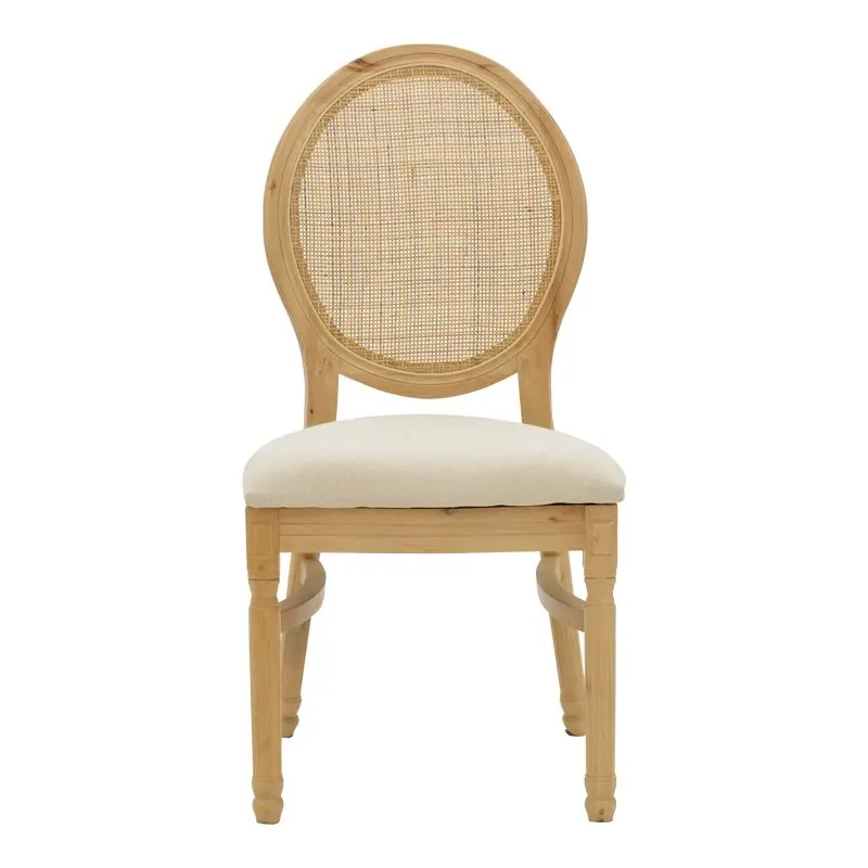 Canco_3 Καρέκλα Canco φυσικό rubberwood-φυσικό rattan 50x53x98εκ - Image 1