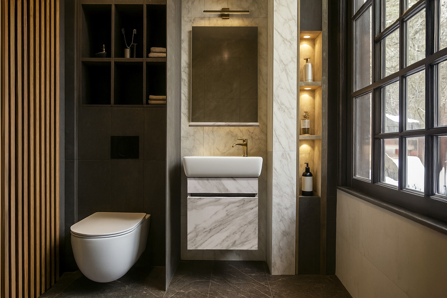 DECO 5 2 ΕΠΙΠΛΟ ΜΠΑΝΙΟΥ MINA - Image 1