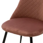 ΚΑΡΕΚΛΑ GISELLE ΜΕ ΜΕΤΑΛΛΙΚΑ ΠΟΔΙΑ ΣΕ ΜΑΥΡΟ-ΧΡΥΣΟ - Image 4