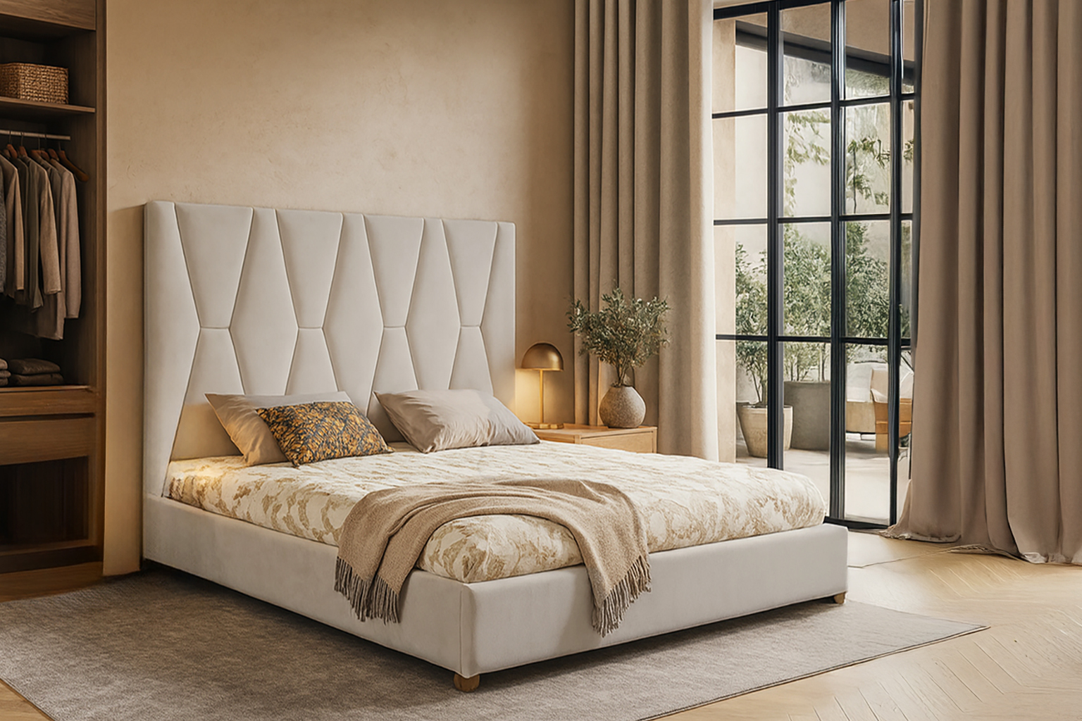 KOMBO ANOIXTO MPEZ ΚΡΕΒΑΤΙ ΔΙΠΛΟ KOMBO Spitimade® - Image 1