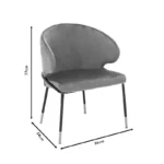 ΚΑΡΕΚΛΑ NALU ΜΕ ΜΕΤΑΛΛΙΚΟ ΠΟΔΙΑ ΜΑΥΡΟ-ΧΡΥΣΟ - Image 2