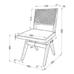 ΚΑΡΕΚΛΑ WINSLOW ΞΥΛΙΝΗ - Image 3