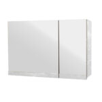 ΕΠΙΠΛΟ ΜΠΑΝΙΟΥ 022-PRESTIGIA 80 cm ΜΕ ΙΔΙΑΙΤΕΡΗ ΜΕ ΒΑΣΕΙΣ ΣΤΑ ΠΛΑΓΙΑ ΣΕ ΟΨΗ ΛΕΥΚΟΥ ΜΑΡΜΑΡΟΥ - Image 2