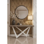 ΕΠΙΠΛΟ ΕΙΣΟΔΟΥ WALL ΜΕ ΞΥΛΙΝΗ ΕΠΙΦΑΝΕΙΑ ΚΑΙ ΜΕΤΑΛΛΙΚΗ ΒΑΣΗ