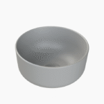 Νιπτήρας Πάγκου Πορσελάνης Cerastyle Aqua Φ 33cm Ματ Γκρί