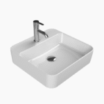 Νιπτήρας Πάγκου Πορσελάνης Cerastyle Hera 48x48cm Λευκό