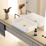 Νιπτήρας Πάγκου Πορσελάνης Cerastyle Hera 60x38cm Λευκό - Image 3