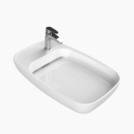 Νιπτήρας Πάγκου Πορσελάνης Cerastyle Nova 70x42cm Λευκό