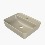 Νιπτήρας Πάγκου Πορσελάνης Cerastyle One 55x45cm Ματ Cappuccino