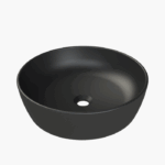 Νιπτήρας Πάγκου Πορσελάνης Cerastyle One Φ 46cm Ματ Λευκό - Image 2