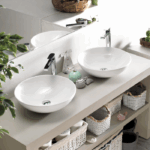 Νιπτήρας Πάγκου Πορσελάνης Cerastyle Zero Φ 46cm Λευκό - Image 2