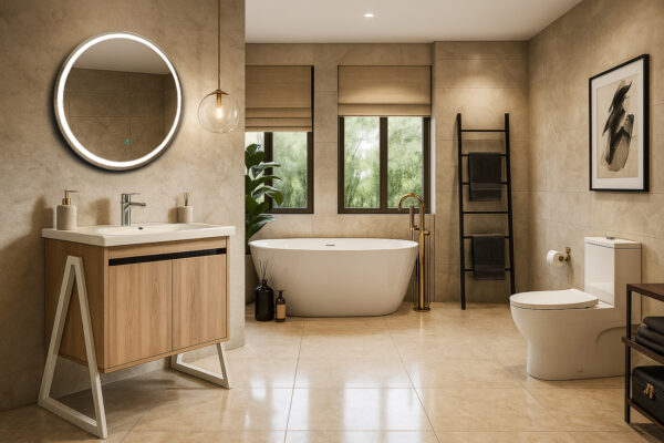 ΕΠΙΠΛΟ ΜΠΑΝΙΟΥ 5194-PRESTIGIA 80 cm ΜΕ ΒΑΣΕΙΣ ΣΤΑ ΠΛΑΓΙΑ ΣΕ ΑΝΟΙΧΤΗ ΑΠΟΧΡΩΣΗ ΞΥΛΟΥ