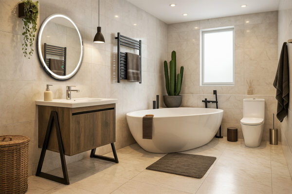 ΕΠΙΠΛΟ ΜΠΑΝΙΟΥ 7763-PRESTIGIA 80 cm ΜΕ ΒΑΣΕΙΣ ΣΤΟ ΠΛΑΙ ΣΕ ΣΚΟΥΡΟ ΞΥΛΟ