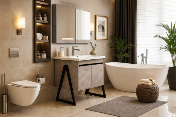 ΕΠΙΠΛΟ ΜΠΑΝΙΟΥ K-538-PRESTIGIA 80 cm ΜΕ ΒΑΣΕΙΣ ΣΤΟ ΠΛΑΙ ΣΕ ΟΨΗ ΑΝΟΙΧΤΟΥ ΤΣΙΜΕΝΤΟΥ