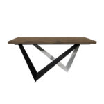 ΕΠΙΠΛΟ ΕΙΣΟΔΟΥ WALL ΜΕ ΞΥΛΙΝΗ ΕΠΙΦΑΝΕΙΑ ΚΑΙ ΜΕΤΑΛΛΙΚΗ ΒΑΣΗ - Image 2