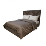 ΚΡΕΒΑΤΙ GEOMETRIA ΜΕ ΥΦΑΣΜΑ ΣΕ ΜΠΕΖ-ΚΑΦΕ ΑΠΟΧΡΩΣΗ - Image 5