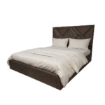 ΚΡΕΒΑΤΙ GEOMETRIA ΜΕ ΥΦΑΣΜΑ ΣΕ ΜΠΕΖ-ΚΑΦΕ ΑΠΟΧΡΩΣΗ - Image 3