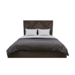 ΚΡΕΒΑΤΙ GEOMETRIA ΜΕ ΥΦΑΣΜΑ ΣΕ ΜΠΕΖ-ΚΑΦΕ ΑΠΟΧΡΩΣΗ - Image 2