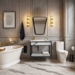 ΕΠΙΠΛΟ ΜΠΑΝΙΟΥ LUSSO Spitimade® ΚΡΕΜΑΣΤΟ ΜΕ ΜΑΡΜΑΡΙΝΗ ΟΨΗ