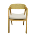 ΚΑΡΕΚΛΑ ΞΥΛΙΝΗ ELISA ΜΕ ΥΦΑΣΜΑ & ΠΛΑΤΗ ΑΠΟ ΣΧΟΙΝΙ - Image 6