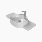 Νιπτήρας Επίπλου Πορσελάνης Cerastyle Harmony 80x37,5x26,4cm Λευκό