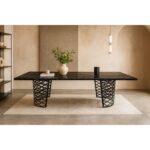 ΤΡΑΠΕΖΑΡΙΑ CAGE ΜΕ ΕΠΙΦΑΝΕΙΑ ΣΕ ΟΨΗ ΜΑΥΡΟΥ ΜΑΡΜΑΡΟΥ