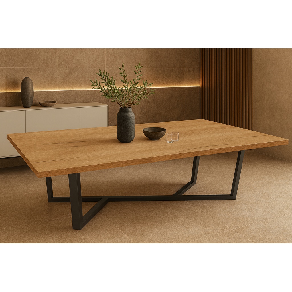 1024_K529 ΤΡΑΠΕΖΑΡΙΑ REINER ME ΕΠΙΦΑΝΕΙΑ ΣΕ ΦΥΣΙΚΗ ΑΠΟΧΡΩΣΗ - Image 1