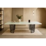 ΤΡΑΠΕΖΑΡΙΑ CAGE ΜΕ ΕΠΙΦΑΝΕΙΑ ΣΕ ΛΕΥΚΟ ΜΑΡΜΑΡΟ