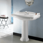 Νιπτήρας Κρεμαστός Πορσελάνης Cerastyle 1837 60x54cm Λευκό - Image 2